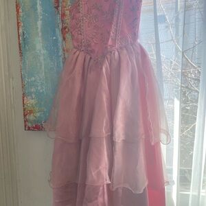 Father / daughter dance Pink Floral Kids Dress size 6